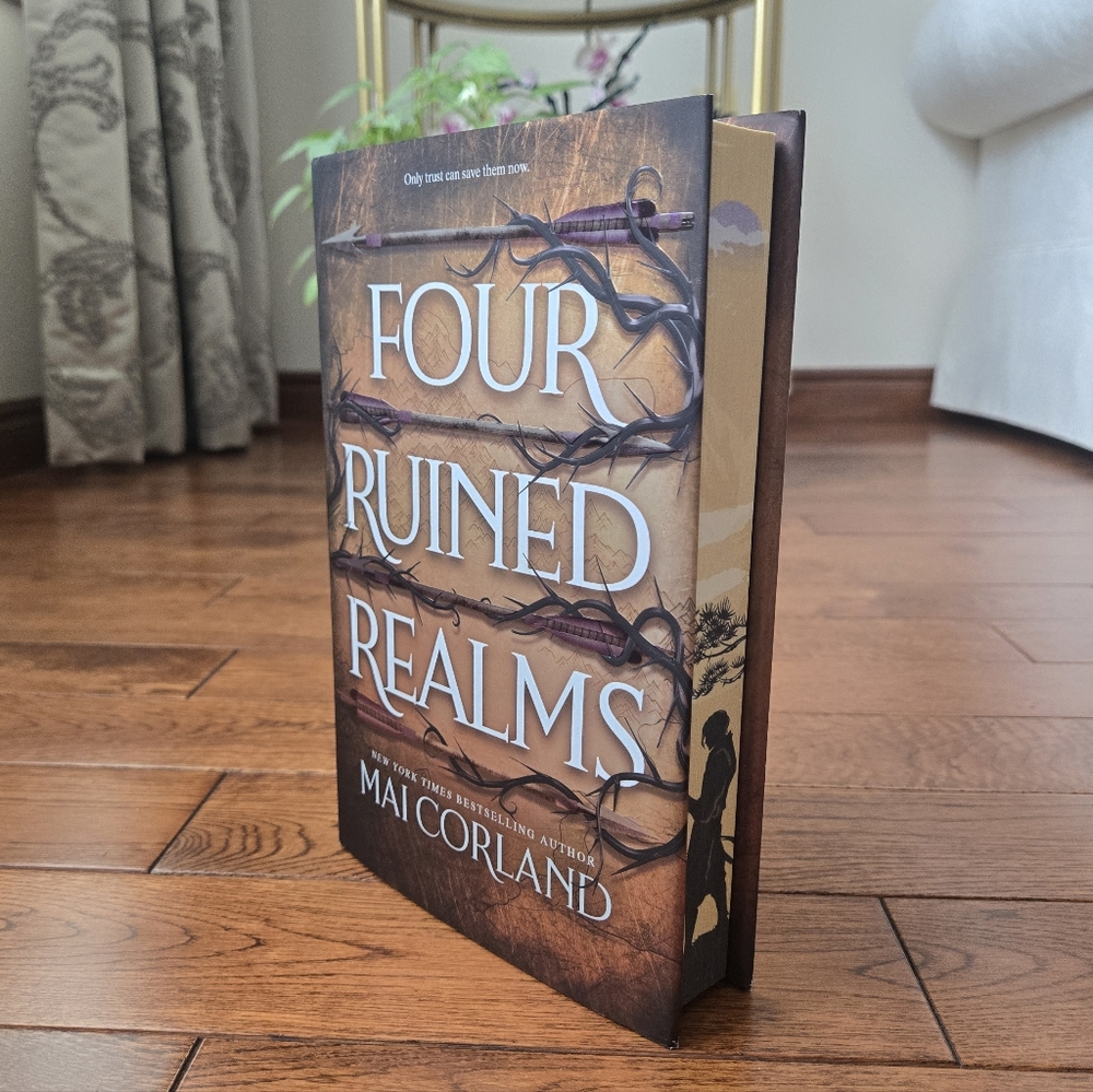 Four Ruined Realms by Mai Corland: Sprayed Stencil Edge Edition, Hardcover